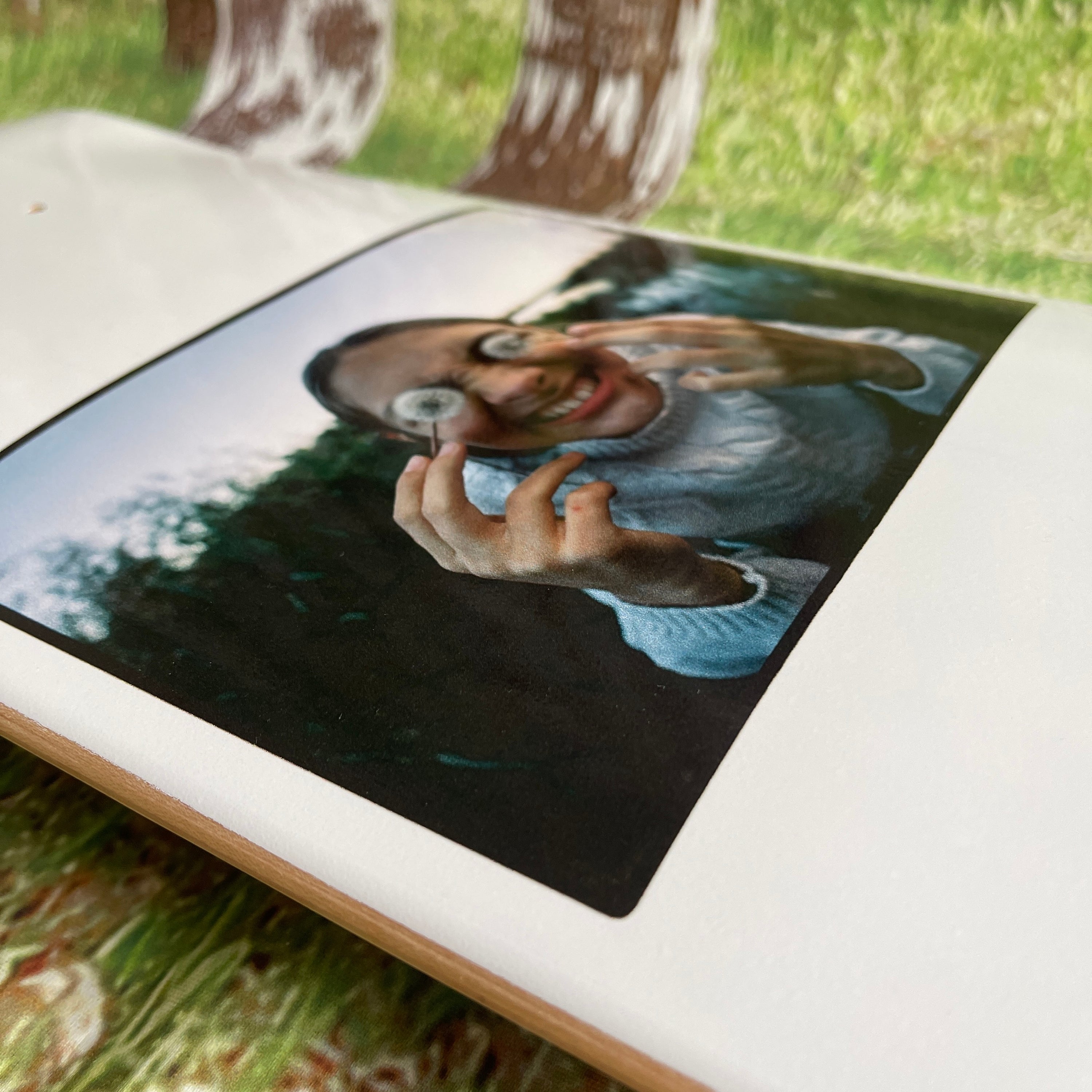 Dandelions, skateboard deck